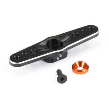 Fastrax 25T Black Aluminium DOUBLE Servo Horn SAVOX FUTABA FAST316B 45mm