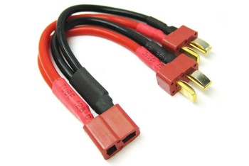Etronix Deans 2S Battery Harness For 2 Packs In Parallel 14Awg Silicone Wire ET0708