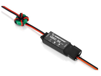 Hobbywing UBEC 5A (2-8S) V2 Air HW30607000 15A 5 6 7.4v output 5x1.7x1cm BEC 21g