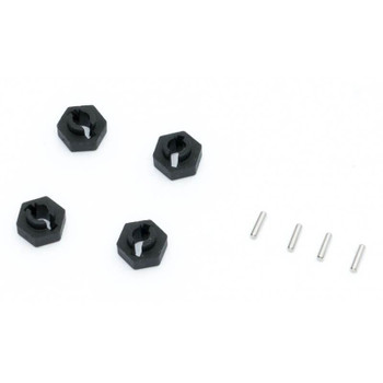 FMS FCX24M Hex Wheel Adapter and Pin FMS-C3417 4x Hexes FCX24 M