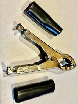 Etronix Crocodile Clip 70mm ET0617 6mm Crimp solder wiring insulated red black