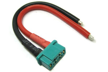 Etronix Male Multiplex MPX With 10cm 14AWG Silicone Wire ET0622 Green RC cable