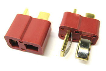 Etronix Deans Plug 1 Male 1 Female ET0787 Pair T-Plugs RC block Connector set