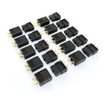 Etronix XT-60 Connector (Male Female) x10 Pack Black ET0797BK XT60 RC Plug
