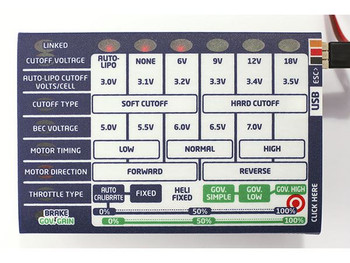 Field Link Programmer for Flying CC6301 Castle Creations Portable Tuning Card RC