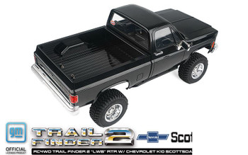RC4WD Trail Finder 2 LWB RTR w/ Chevrolet K10 Scottsdale Body BLACK Z-RTR0067