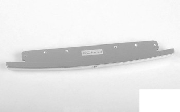 Slick Metal Front Bumper for JS Scale 1/10 Range Rover Classic Silver VVV-C0685