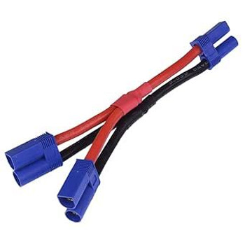 Etronix Battery Harness For 2 Packs In Series Adaptor ET0706 EC3 14Awg Silicone