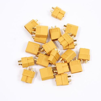 Etronix XT-60 Connector Male / Female 10 Pack ET0797 XT60 Pairs RC Plug YELLOW