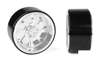 RC4WD Black Rhino 2.6" Blaster Forged Wheels Z-W0015 CHROME Beadlock RR10 RC