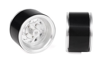 RC4WD Center Line 1.55" Warrior Deep Dish Beadlock Wheels Z-W0055 SILVER inc Hub