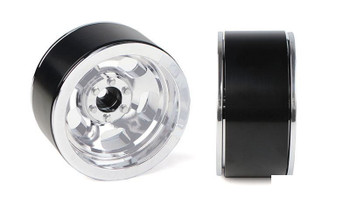 RC4WD Deep Dish Slot Mag 2.2" Beadlock Wheels Z-W0077 CHROME inc Hex & Hubs