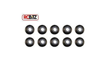 Axial M4 Nylon Lock WHEEL Nut BLACK 10 Nuts FITS ALL AXLES SCX10 Wraith AXA1045
