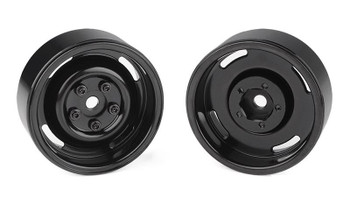 RC4WD Landies Vintage 1.9" Stamped Steel Beadlock Wheels Z-W0136 BLACK Landy