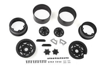 RC4WD Rock Crawler 2.2" Plastic Beadlock Wheels Z-W0351 w/ Brake & Rotor Miller