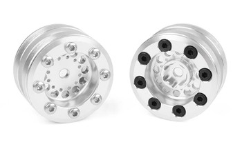 RC4WD Rage 1.0" Beadlock Wheels V2 Z-W0356 SILVER Hole design 18th TRX-4M RC4WD Rage 1.0" Beadlock Wheels V2 Z-W0356 SILVER Hole design 18th TRX-4M