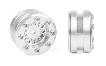 RC4WD Rage 1.0" Beadlock Wheels V2 Z-W0356 SILVER Hole design 18th TRX-4M