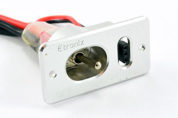 Etronix Power Switch Deans Plugs ET0770-2 Charge JR 8.4v 22AWG Toggle Bulkhead