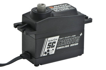 Savox High Torque Coreless Digi Servo 12Kg@6.0V Black + SAV-SC1258TGB+ PLUS RC