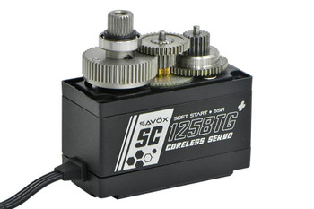 Savox High Torque Coreless Digi Servo 12Kg@6.0V Black + SAV-SC1258TGB+ PLUS RC