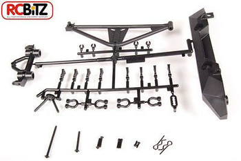 Axial SCX10 Poison Spyder JK RockBrawler Plastic Rear Bumper and Tyre Carrier 