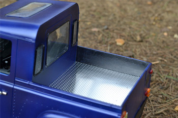 Scale Diamond Plate Aluminium Sheets 2 chequer SILVER 280 x 221mm 0.5mm Z-S0533