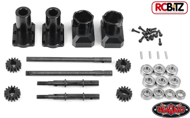 RC4WD Portal Rear Axle CONVERSION Axial AX-10 Axles AX10 Scorpion SCX10 Z-A0091