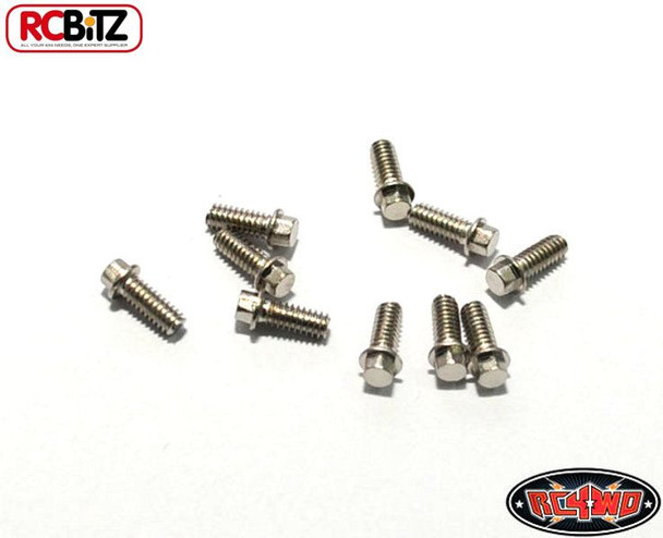 RC4WD Miniature Scale Hex Bolts (M2 x 5mm) SILVER Z-S0624 Bolt Scaler Detail