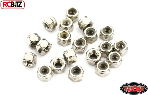 RC4WD Nylock Nut M3 SILVER Z-S0627 scaler TF2 G2 Nuts Trail Finder II Glande 2
