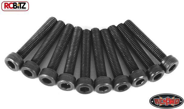 Steel Socket Head Cap Screws M3 x 18mm 10 BLACK 2.5mm metric hex driver Z-S0741