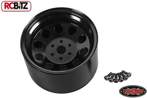 Pro10 40 Series 3.8" Steel Stamped Beadlock Wheel 2 BLACK Z-W0056 RC4WD Yeti XL