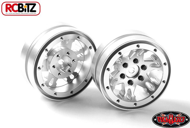 Silver 1.9 Universal Beadlock Wheel D1 Z-W0175 RC4WD Moduler BUILD YOUR WAY