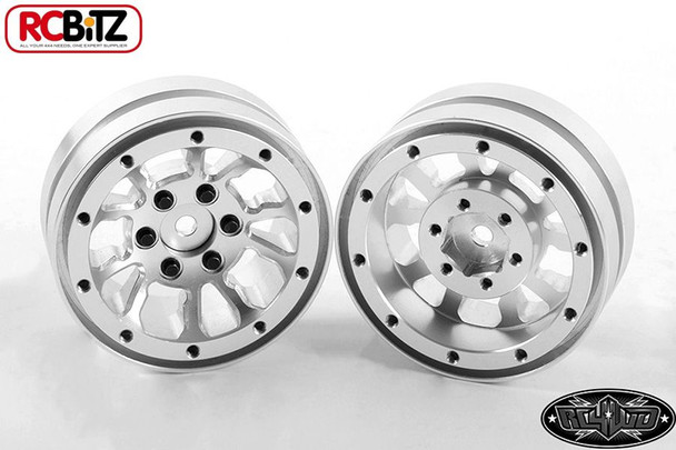 CLEARANCE 30% DISCOUNT Silver 1.9 Universal Beadlock Wheel D2 Z-W0179 RC4WD Moduler BUILD YOUR WAY