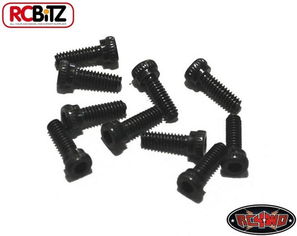 Steel Socket Head Cap Screws M2 X 6mm 10 BLACK RC4WD Z-S0611 Hex Yota Diff Screw