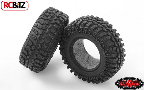 Rok Lox Micro Comp 1.0" Tires 18th Scale D90 Gelande +Foams RC4WD Z-T0028 Tyre