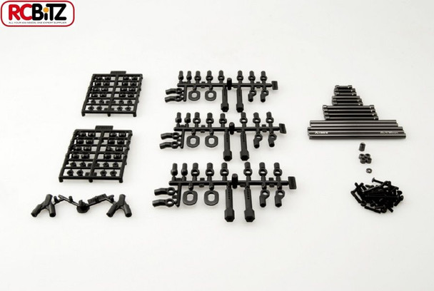 SCX10 TR Suspension alli Metal Links Set 12.3" 313mm long wheelbase Honcho Jeep