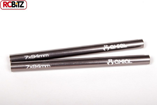 Axial Threaded Aluminium Pipe Link Suspension 7 x 94mm GREY Gray 2 AX30720