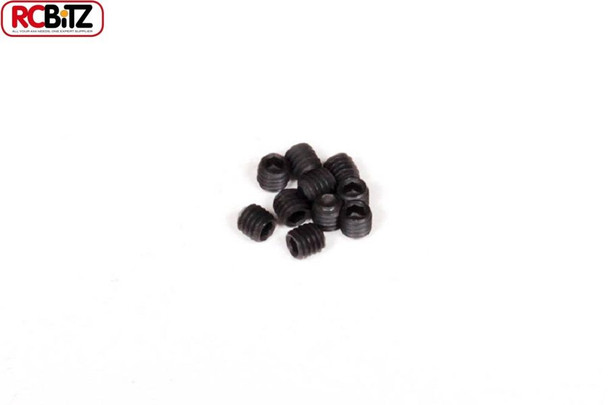 M3 x 3mm Set Grub Screw BLACK 10 AXA180 AXIAL Drive Shaft Pinion Hex Mounts 1.5