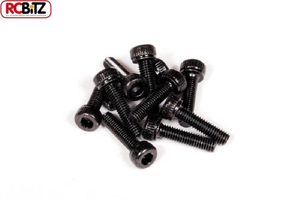 M3 x 12mm Cap Head BLACK 10 SCX10 rtr screws Hex AXA086 12 mm