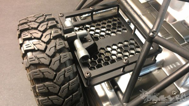 JK Swing Out Rear Tire Rack Tyre Dinky RC EASY assembley inc ramps RR005