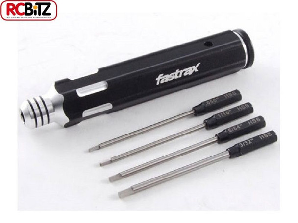 Fastrax Interchangable Hex Driver Tool Set IMPERIAL FAST619 .050" 1/16 5/64 3/32