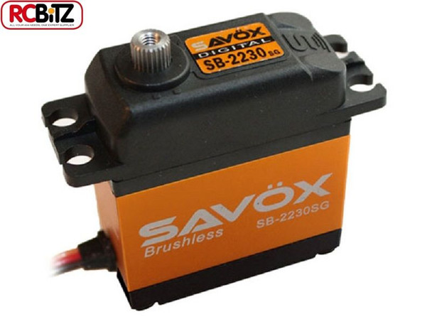 Savox SB-2230SG Monster 41kg Torque Brushless Tall Steel Gear Digital Servo SAV-SB2230SG Savox SB-2230SG Monster 41kg Torque Brushless Tall Steel Gear Digital Servo SAV-SB2230SG
