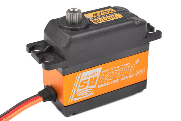 Savox SAV-SV1270TG+ 'High Voltage' Std Size Ultra Torque Servo 35Kg/0.11S@7.4V