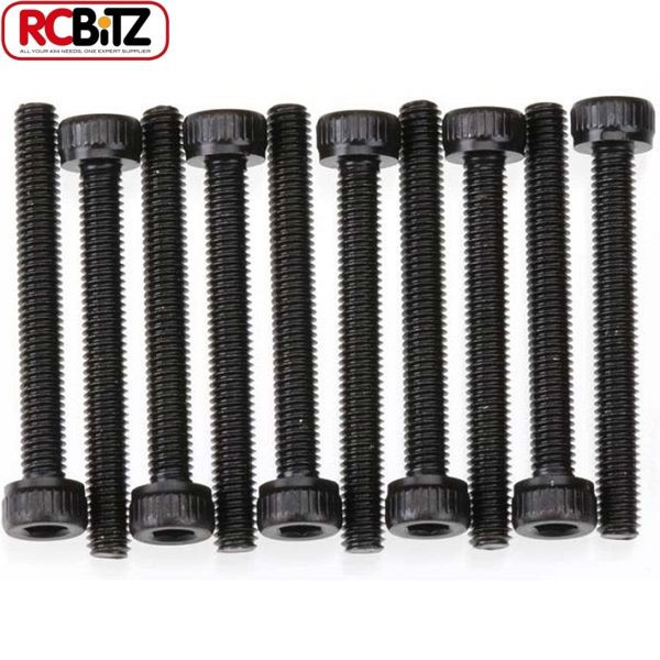 Axial CAP HEAD M3 x 25mm BLACK Oxide 10 SCX10 II SMT10 Yeti Spawn Wraith AXA089