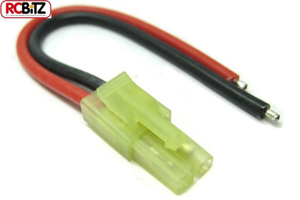 MALE MICRO TAMIYA Connector 10cm 18awg Silicone Wire Hobby Engine Carisma ET0626