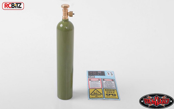 Scale Garage Series 1/10 Oxygen Welding Tank O2 Bottle Cyclinder RC4WD Z-S1779