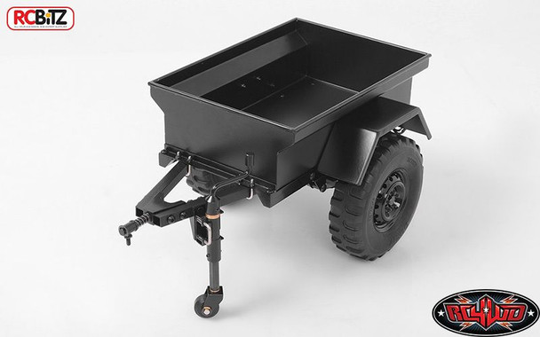 RC4WD 1/10 M416 Scale METAL Trailer w/ jocky wheel LEDs Ball & Hitch Z-H0009