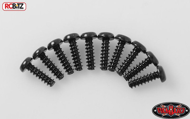 Button Head Self Tapping Screws M3 X 10mm BLACK RC4WD Z-S1578 Mushroom D44