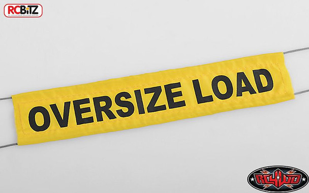 RC4WD Oversize Wide Load Flag 175x35mm w/ Ropes Z-S1592 Excavator 4200XL Rope Sign