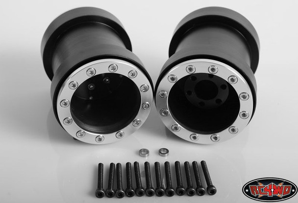 Universal Monster Truck Beadlock Wheels V2 For Tamiya Clod Buster DELRIN Z-W0147